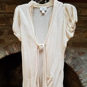 Ann Taylor Loft Short Sleeved Cardigan